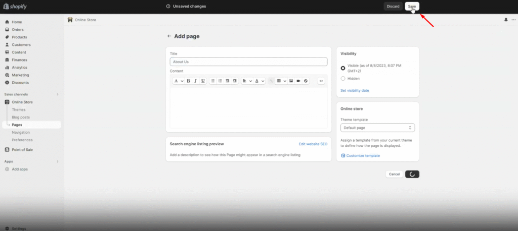 Add Page