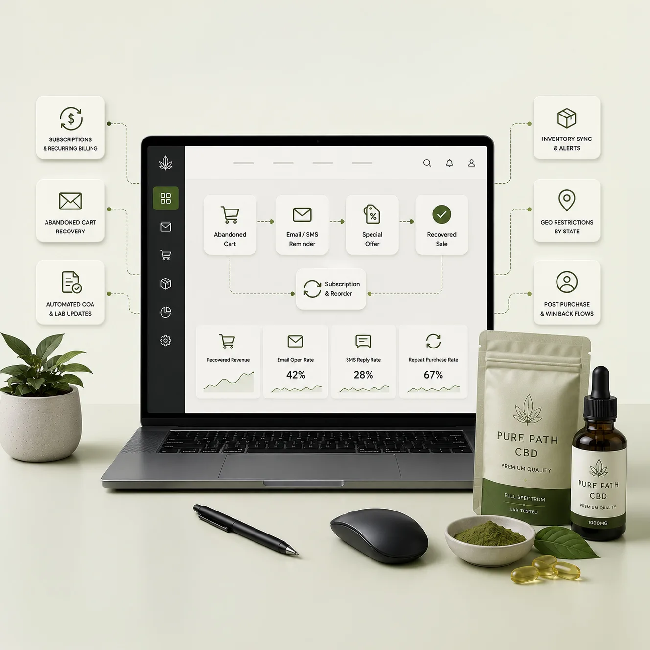 Automation for CBD Brands