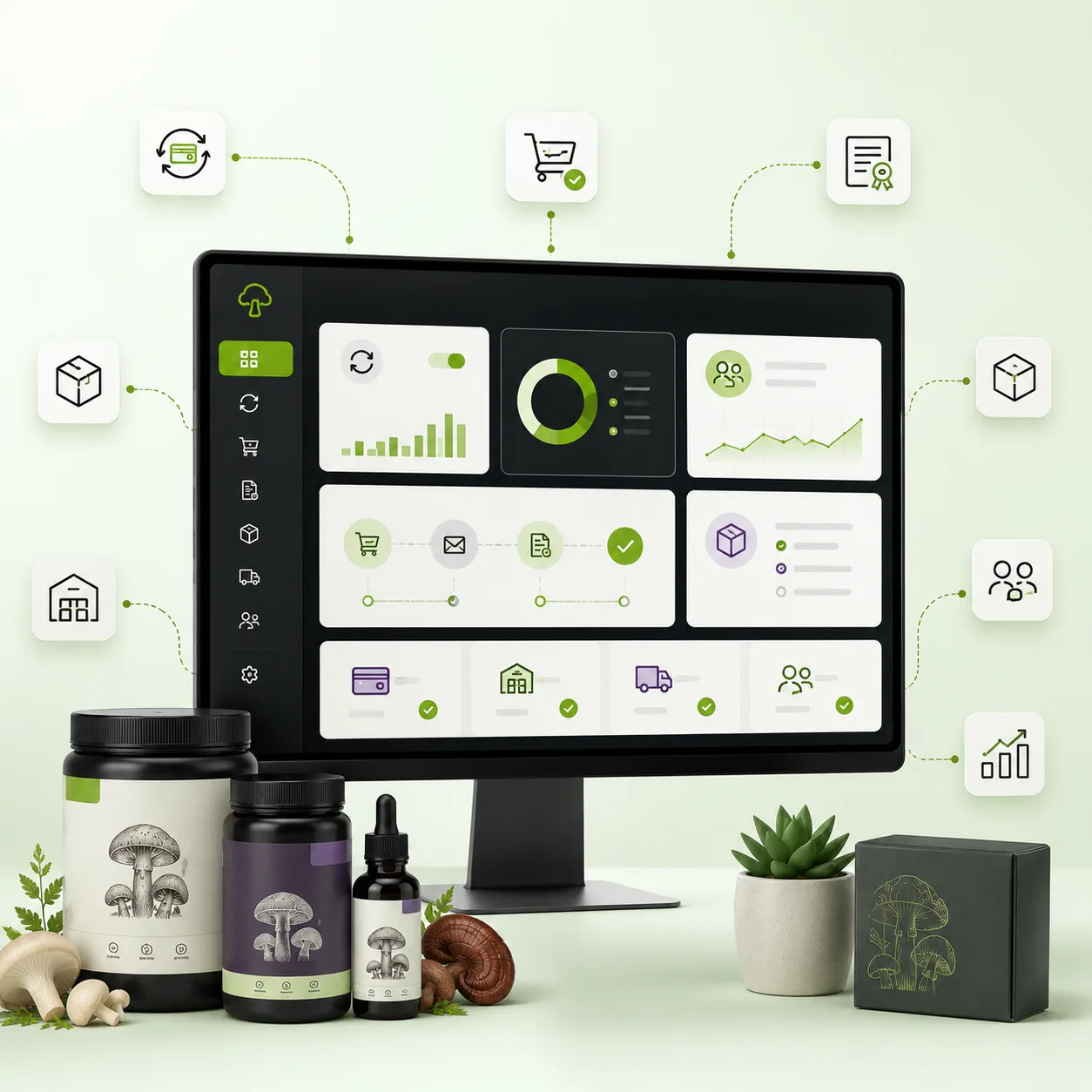 Automation for Functional Mushroom Brands