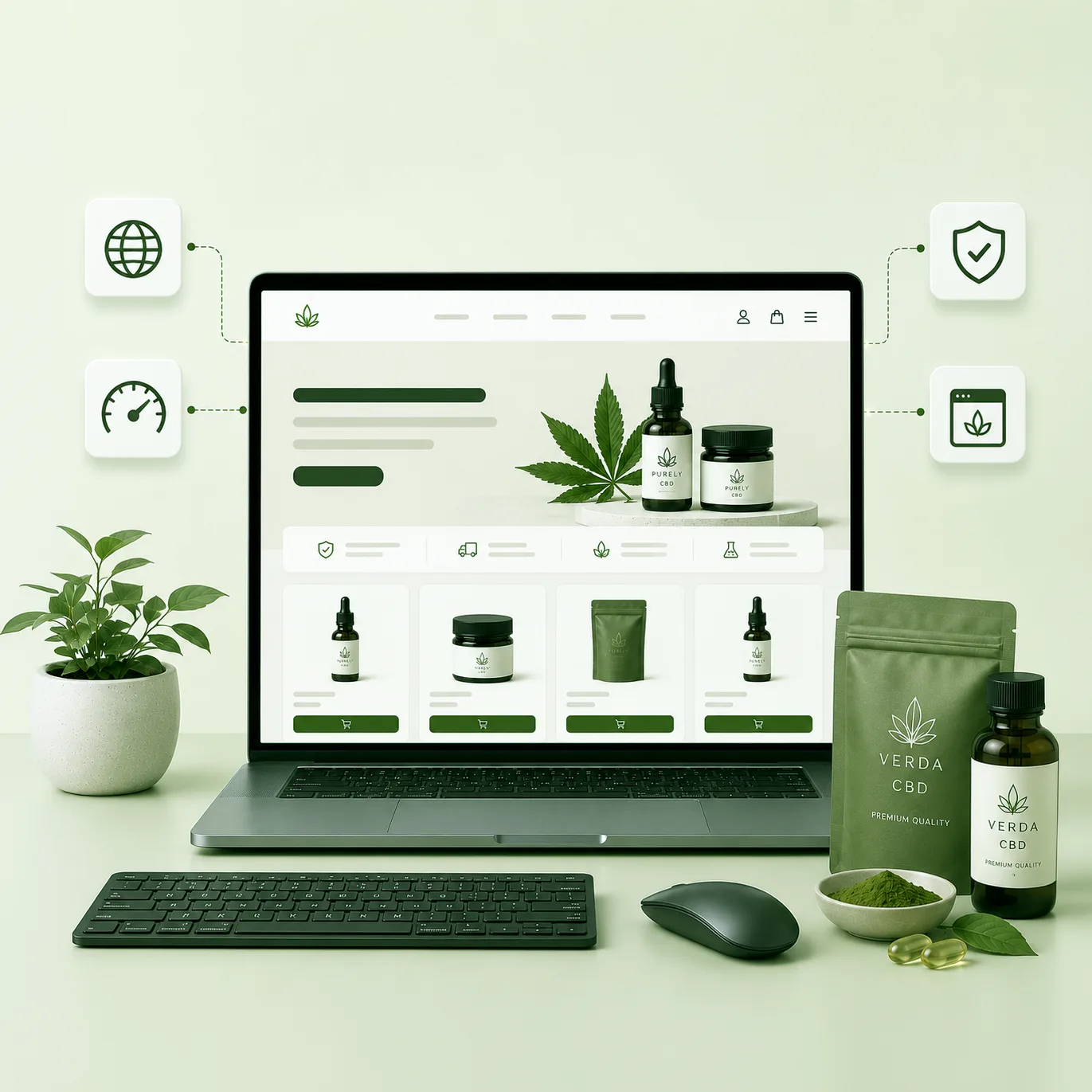 CBD Custom Website Development