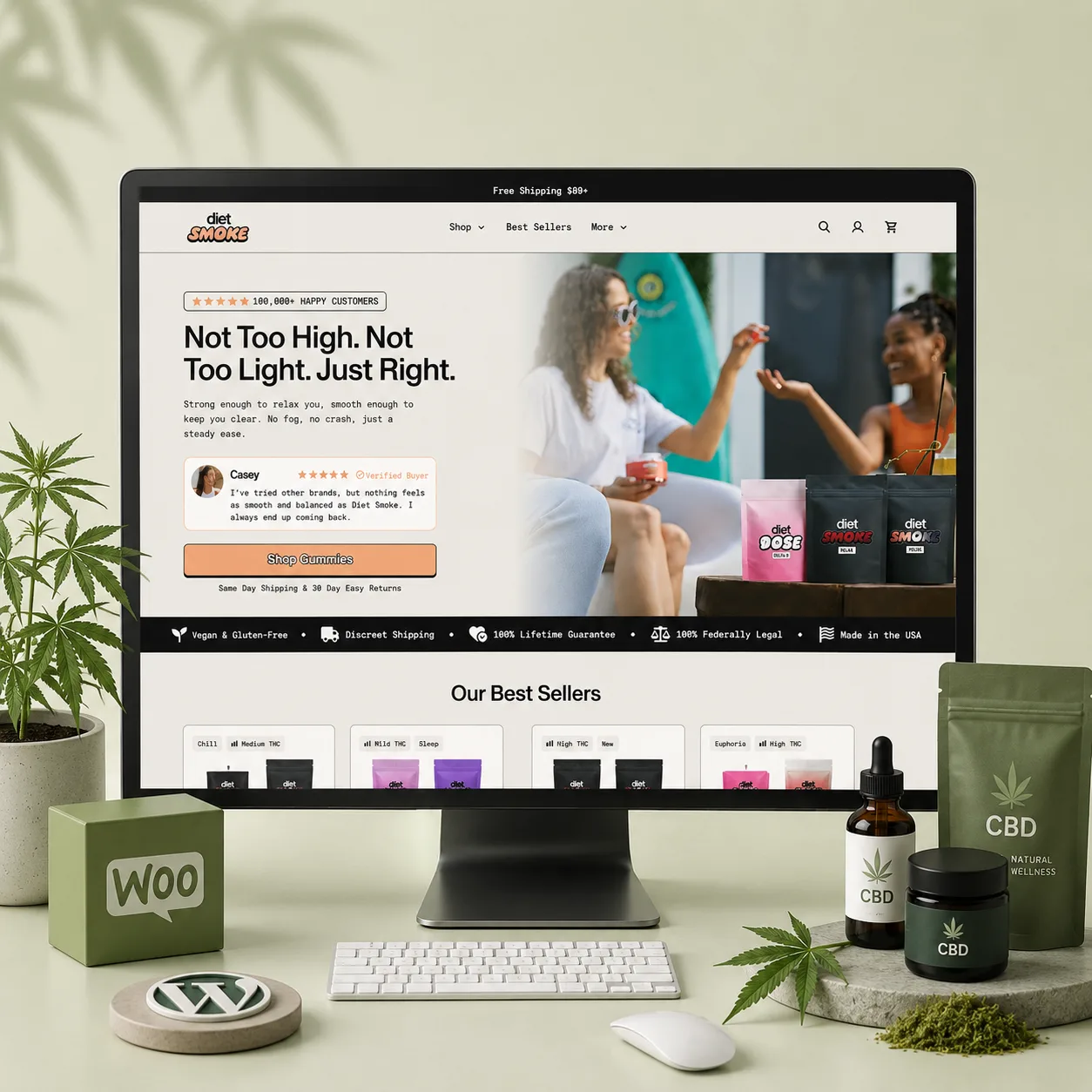 CBD WooCommerce Store Development