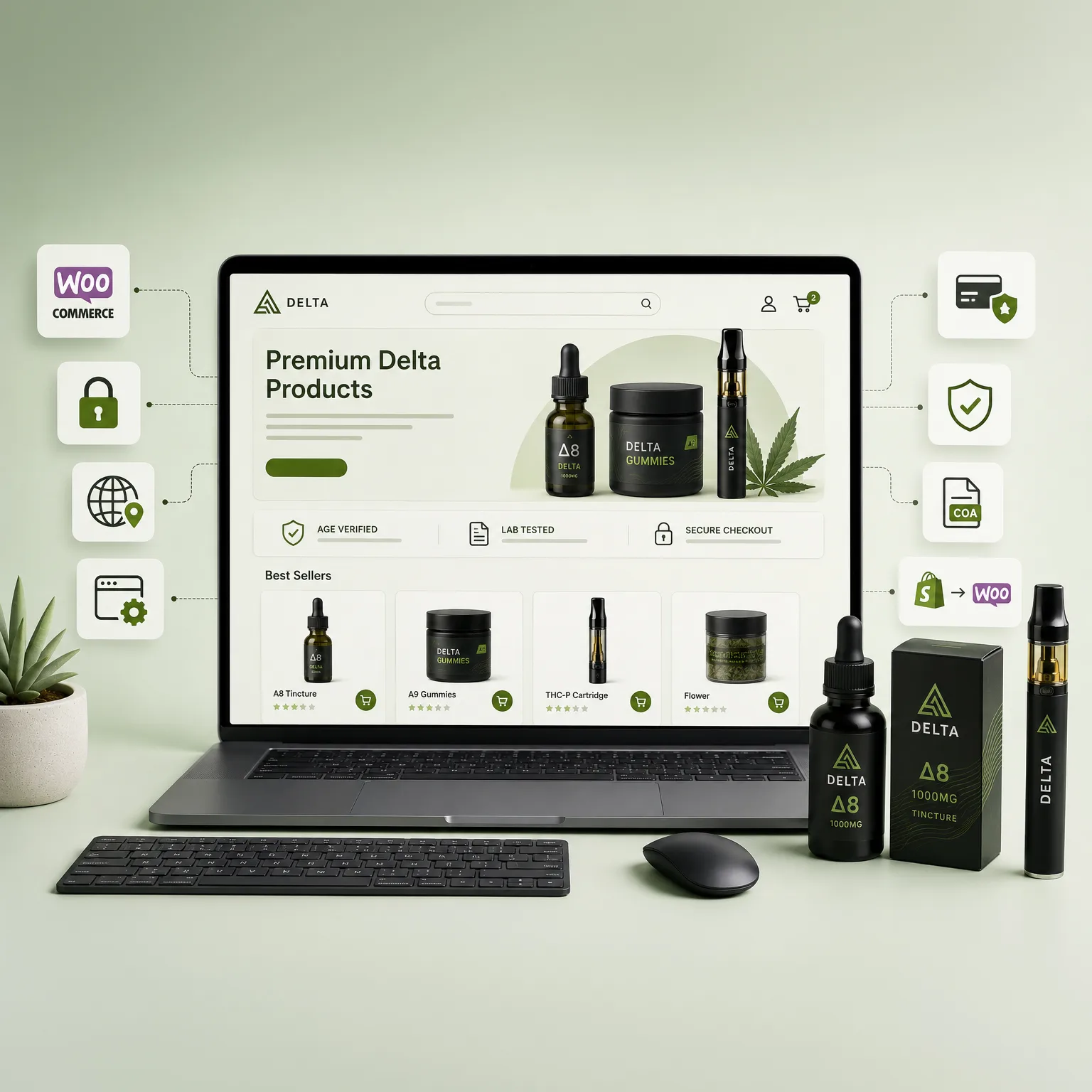 Delta WooCommerce Store Development