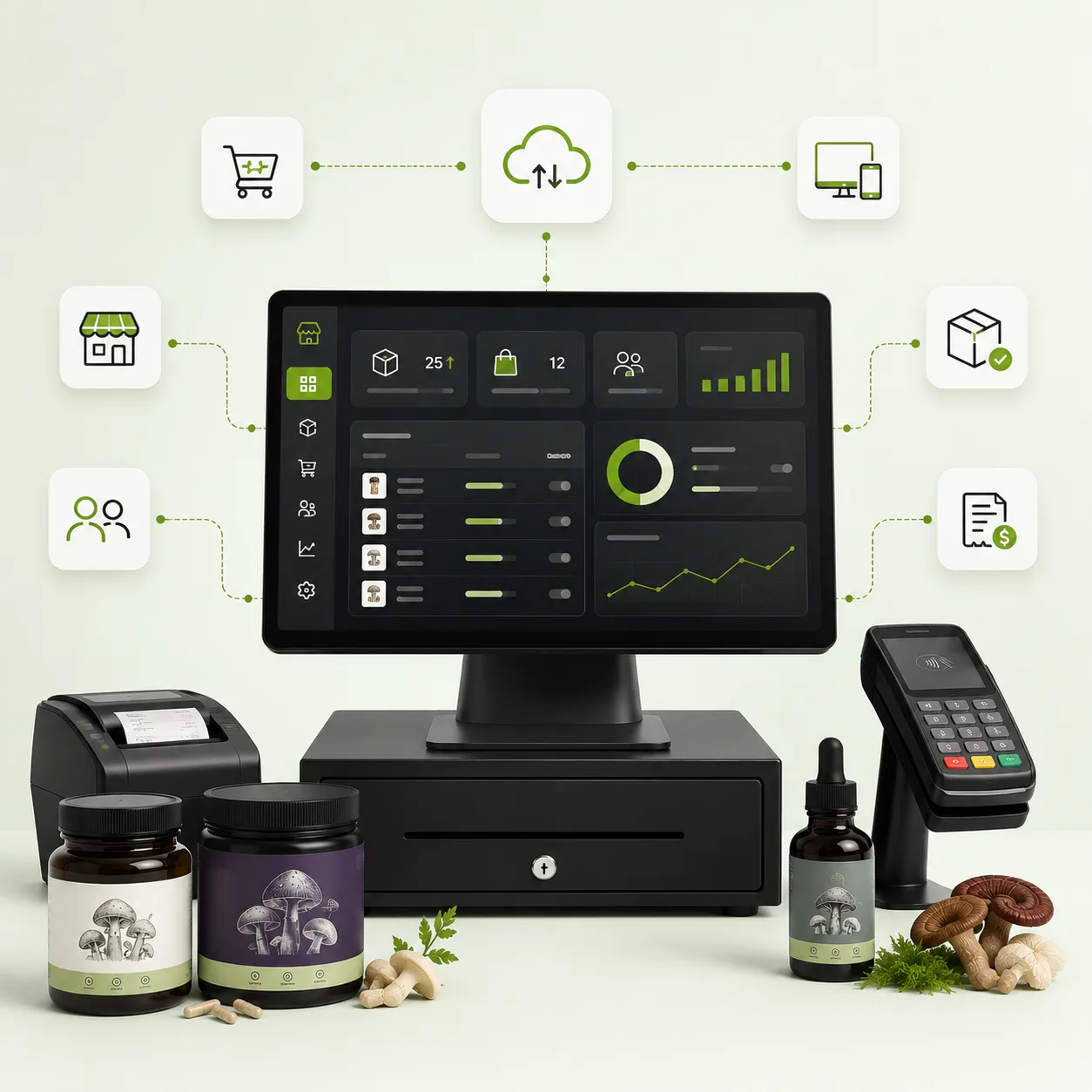 POS Integration for Functional Mushroom Retailers