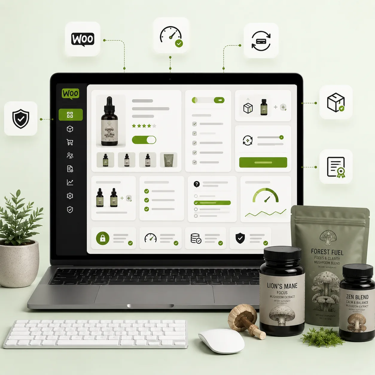 WooCommerce Store Development for Functional Mushroom Brands