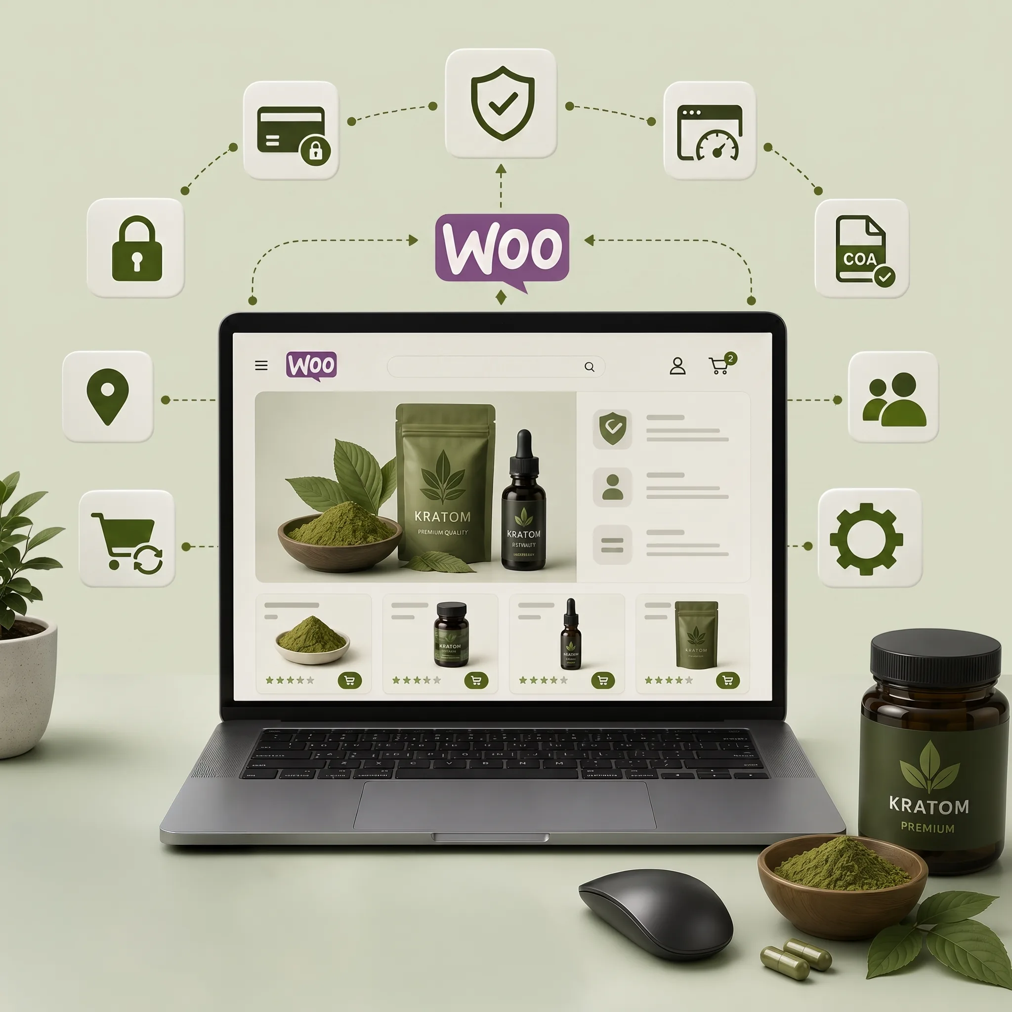 WooCommerce Store Development for Kratom