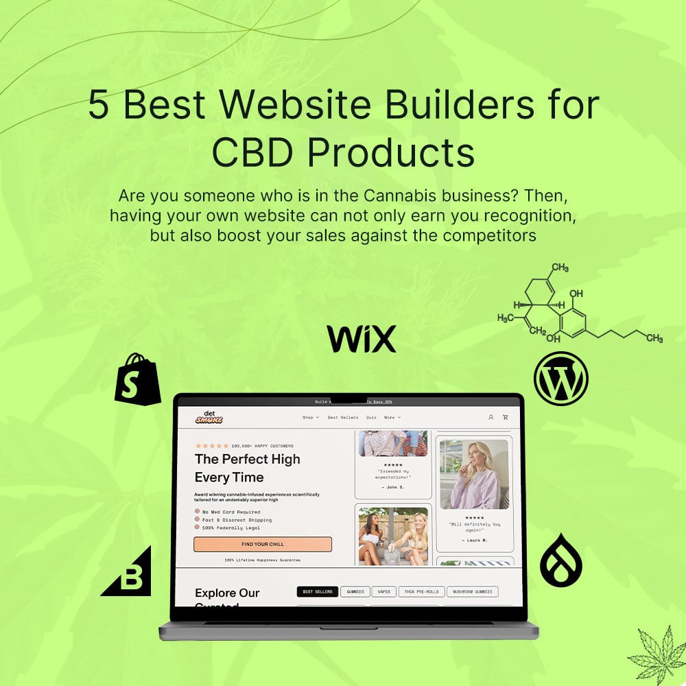 5 Best Website Builders for CBD Products
