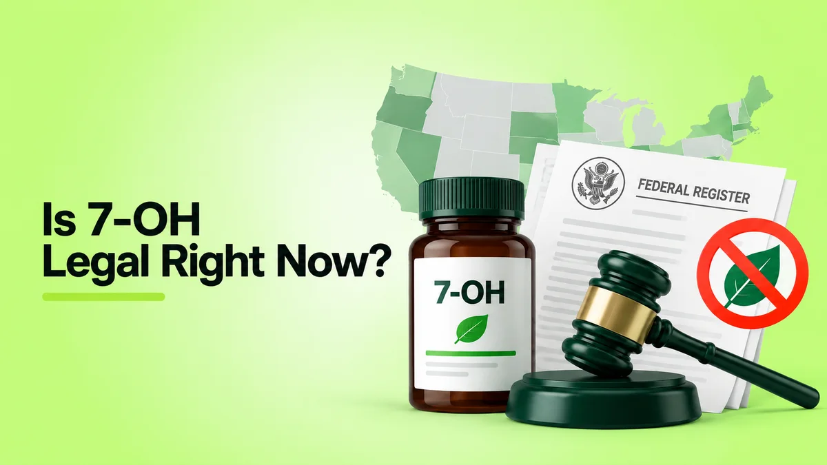 Is 7-OH legal right now in the United States