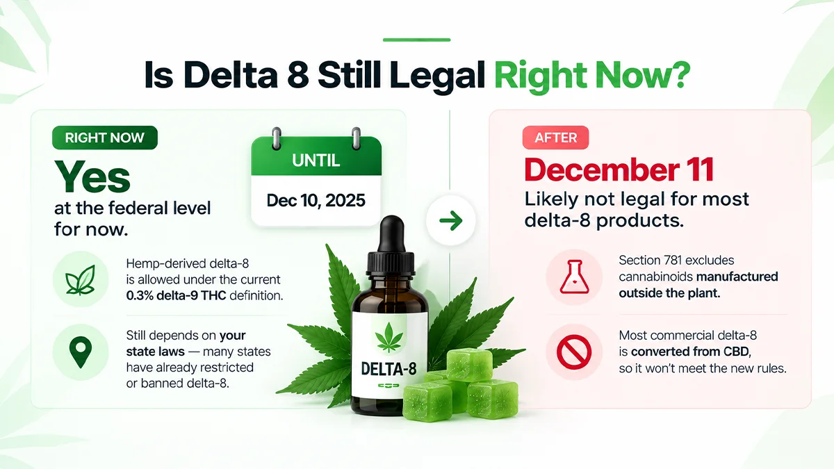 Is delta-8 still legal under the hemp ban delay