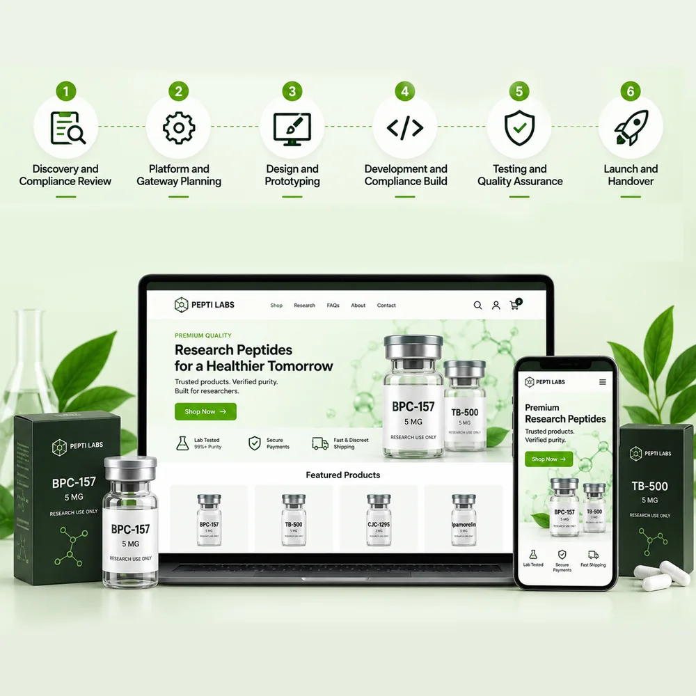 How We Build Your Research Peptide Store