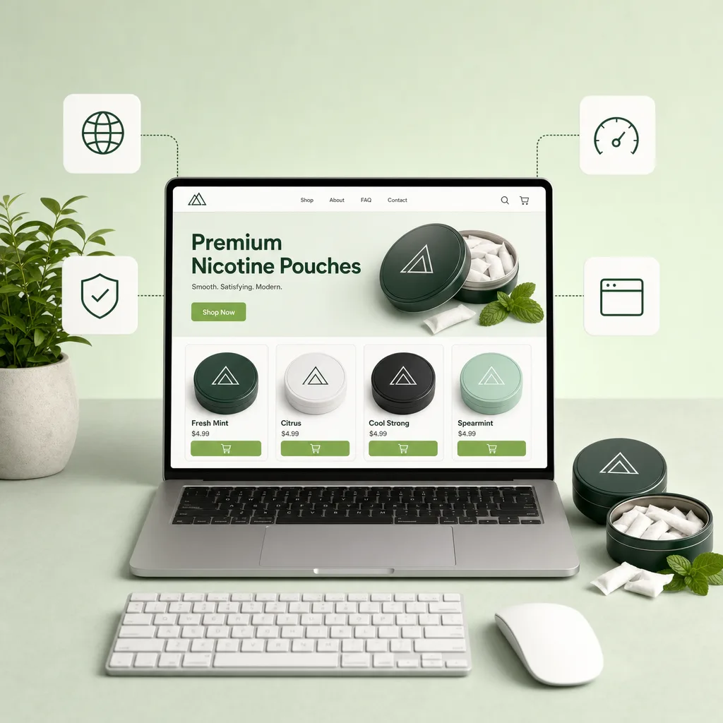Nicotine Pouch Custom Website Development
