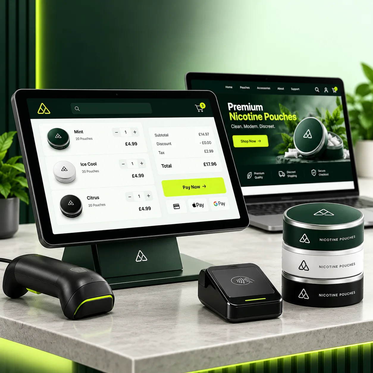 POS Integration for Nicotine Pouch Websites