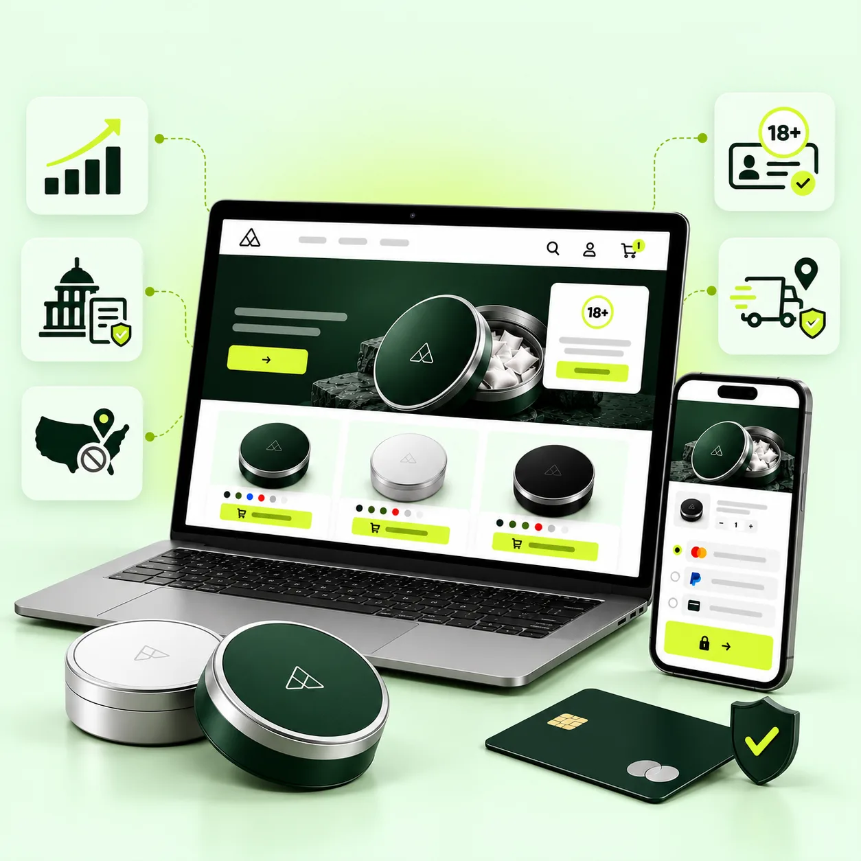 Sell Nicotine Pouches Online Without Losing Your Store or Your Processor