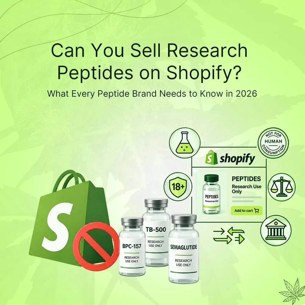 Can You Sell Research Peptides on Shopify? What every peptide brand needs to know in 2026